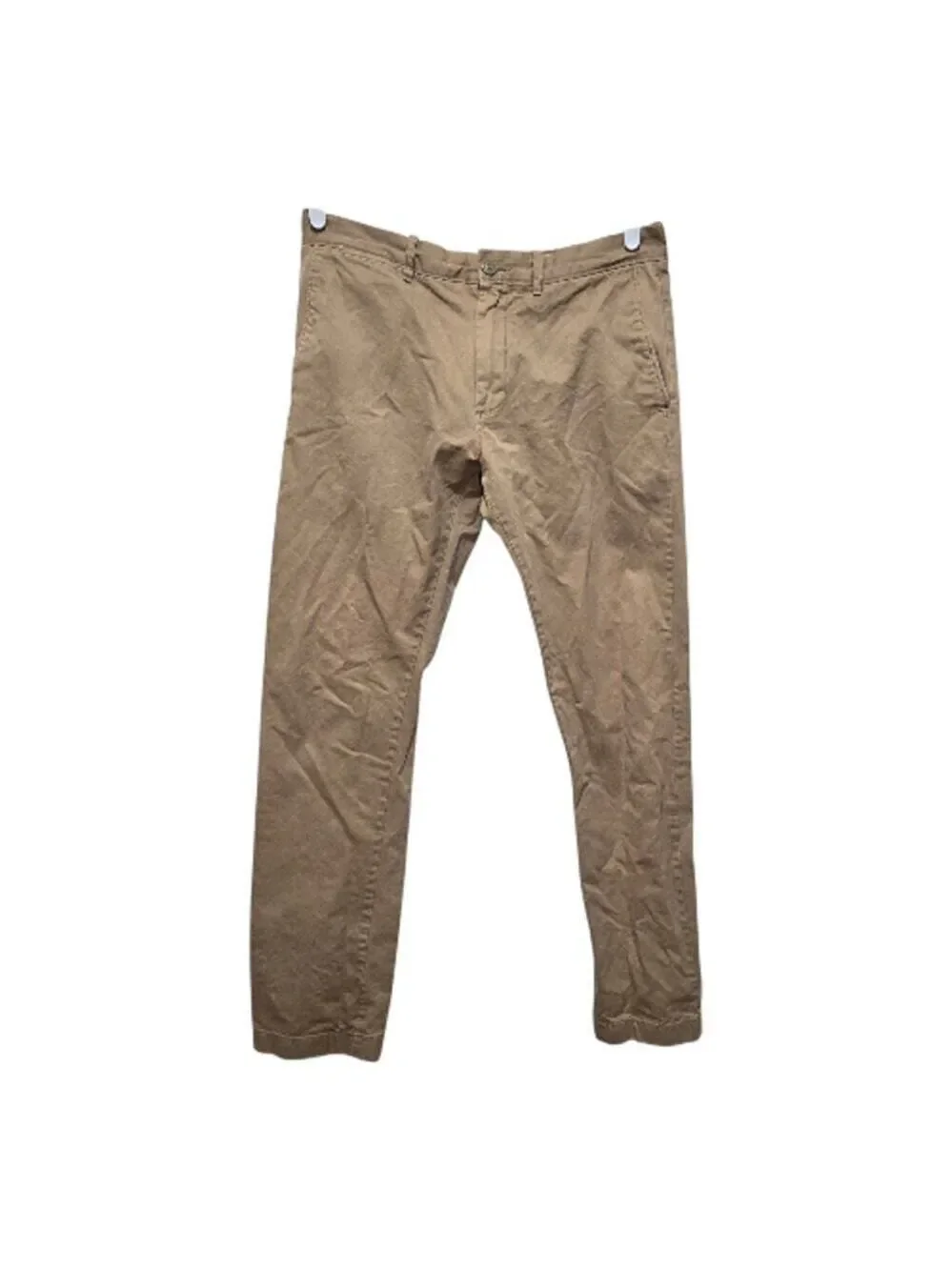 J.Crew 484 Broken-In Slim Chino Pants 32x34 Khaki Stretch